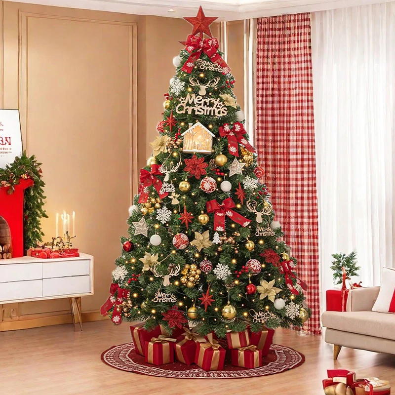 

Christmas Tree 180cm Large Christmas Tree Decoration Set 90/120/150cm Home Decor New Year Party Ornament Christmas Trees Star