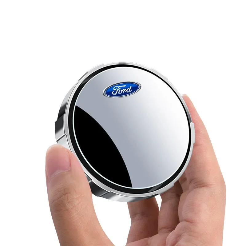 شفط كأس سيارة محدب العمياء مرآة HD 360 درجة زاوية واسعة لفورد فوكس Mk2 حفلة Mk3 الحارس مونديو Mk4 فييست ملصق #2