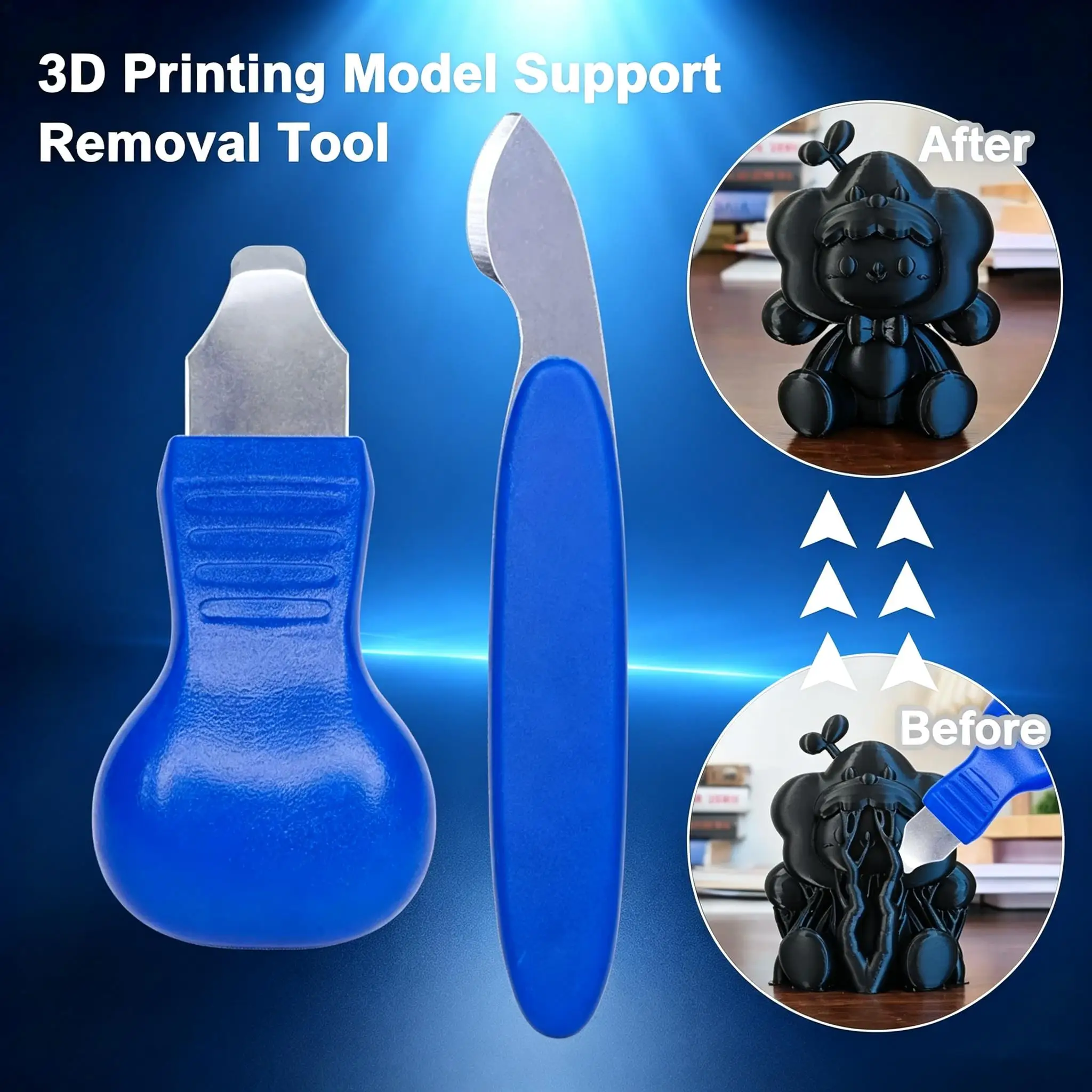 3D Printer Tool Removal Cutter for PLA ABS UV Resin Model 3D Printing Model Material Support Remover 3D Printer Accessories