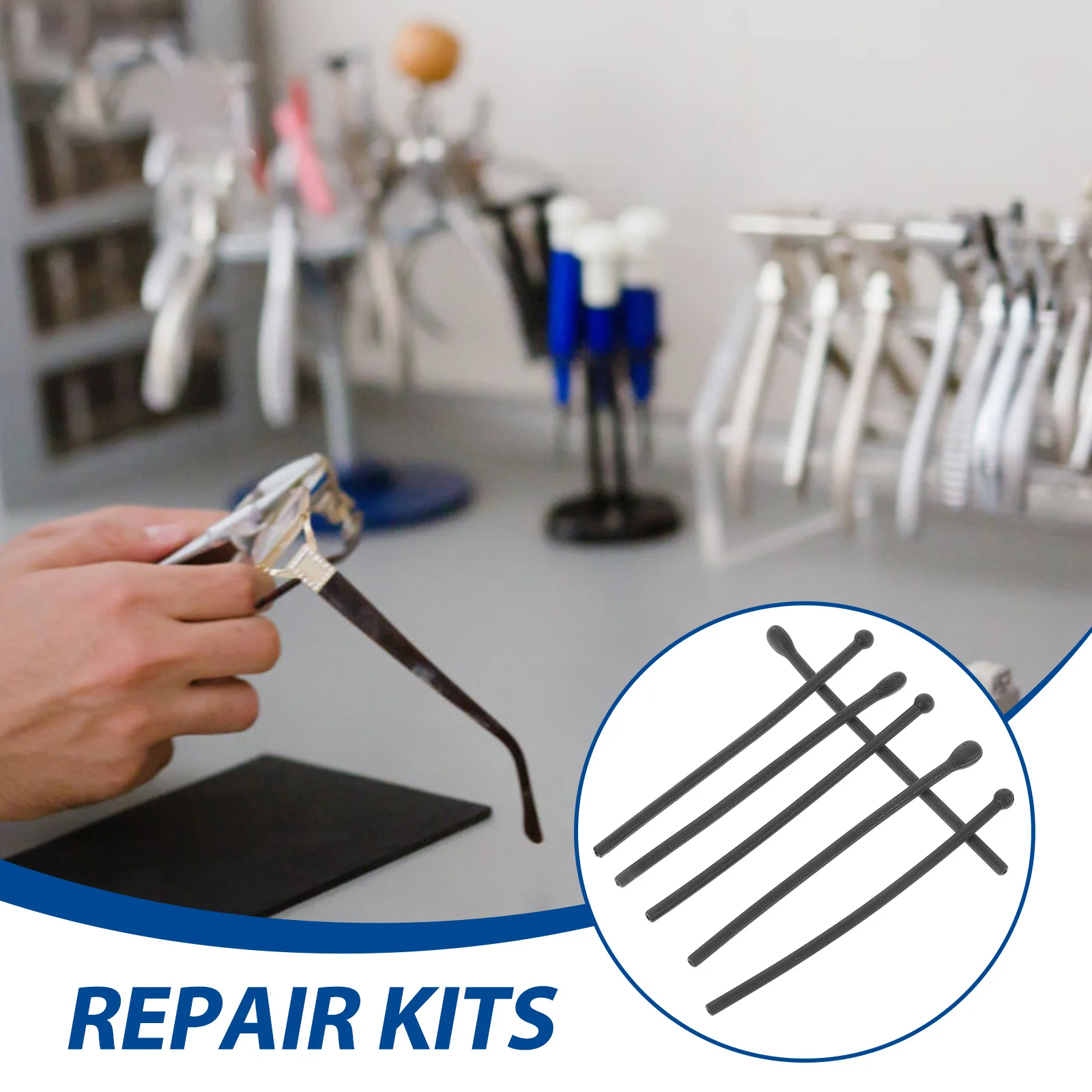 نظارات الأذن الساق كم المضادة للانزلاق سيليكون نصائح للنظارات العمل ممارسة مكتب استخدام النظارات الملحقات استبدال الأذن #3