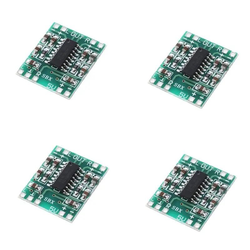 ABKQ-4X PAM8403 Audio Module USB DC 5V Class D Digital Amplifier Amplifier Board LCD