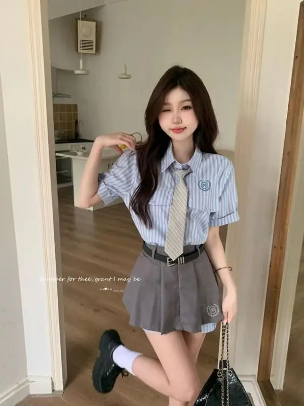 conjunto-de-uniforme-jk-camisa-a-rayas-azules-falda-corta-estilo-escolar-dulce-y-moderno-conjunto-de-dos-piezas-ropa-de-verano-para-mujer-conjunto-jk-azul