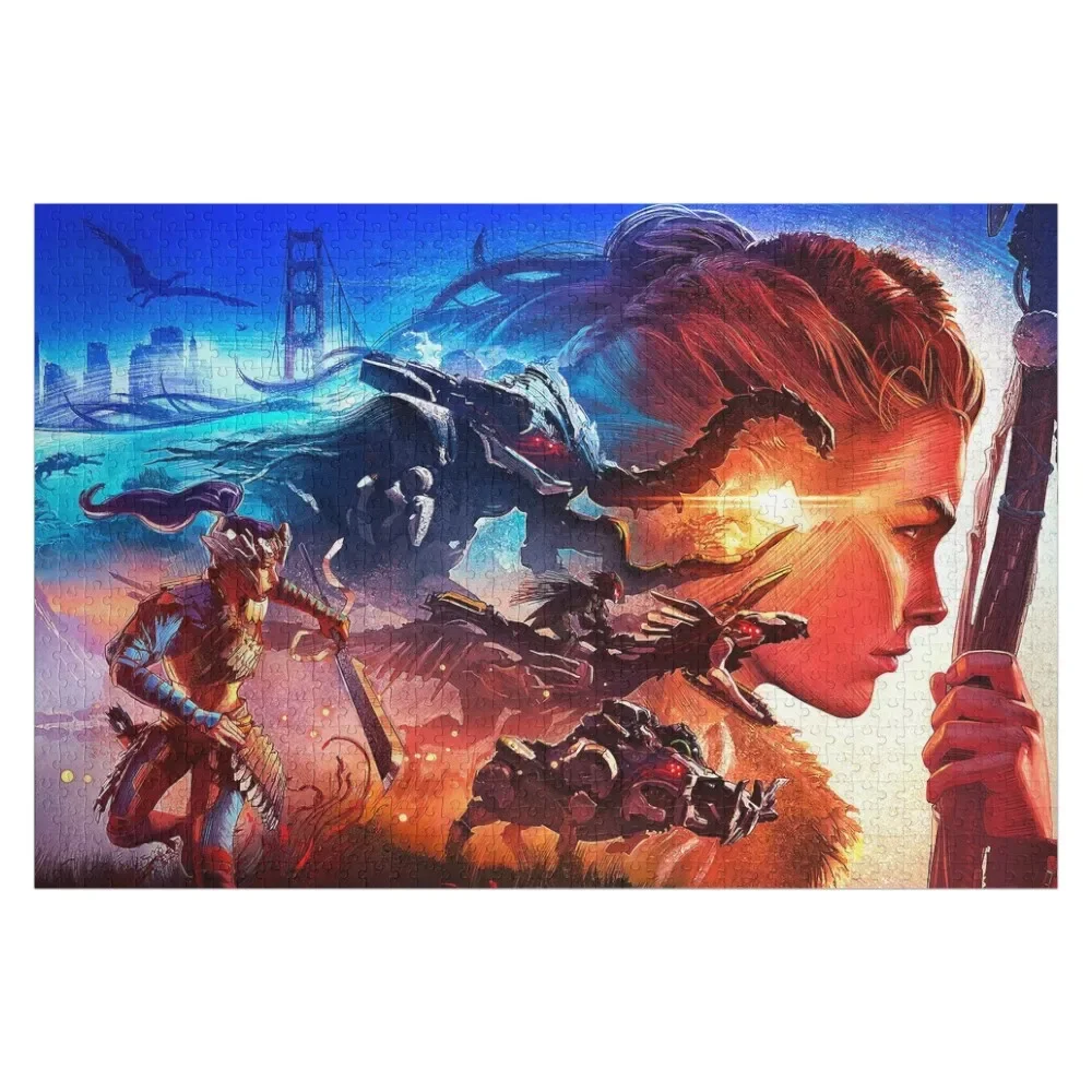 

Forbidden West [1] Jigsaw Puzzle Custom Name Wood Custom Photo Puzzle