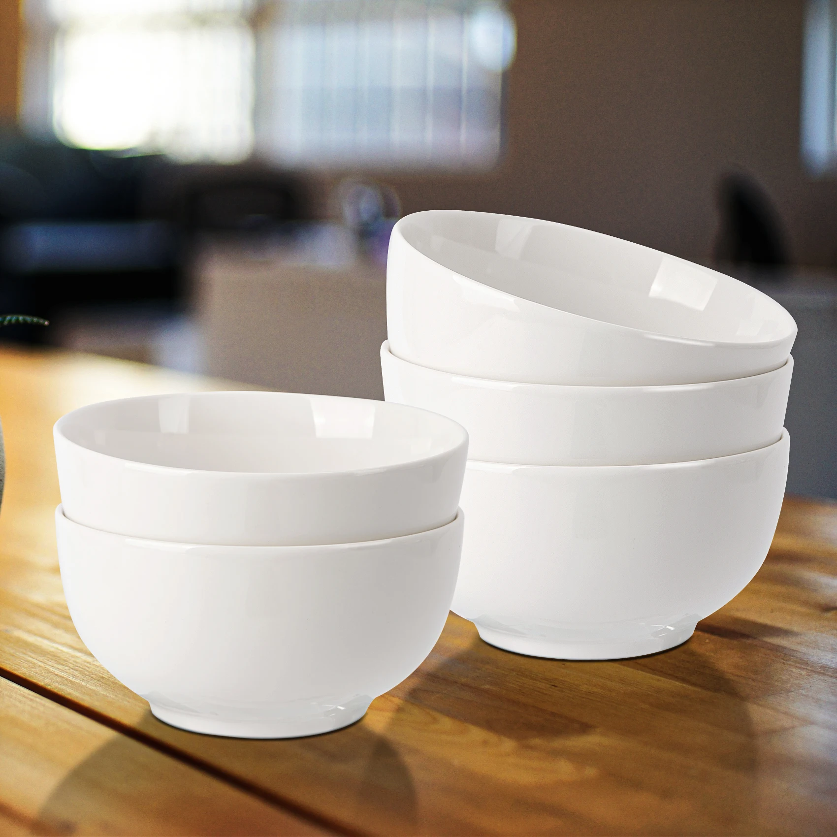 

8PACK Salad Bowls Set, 8 Ounce Serving Bowls for Kitchen, Ceramics Bowl Sets for Salad Soup Pasta Popcorn Fruits, Mixing Bowls