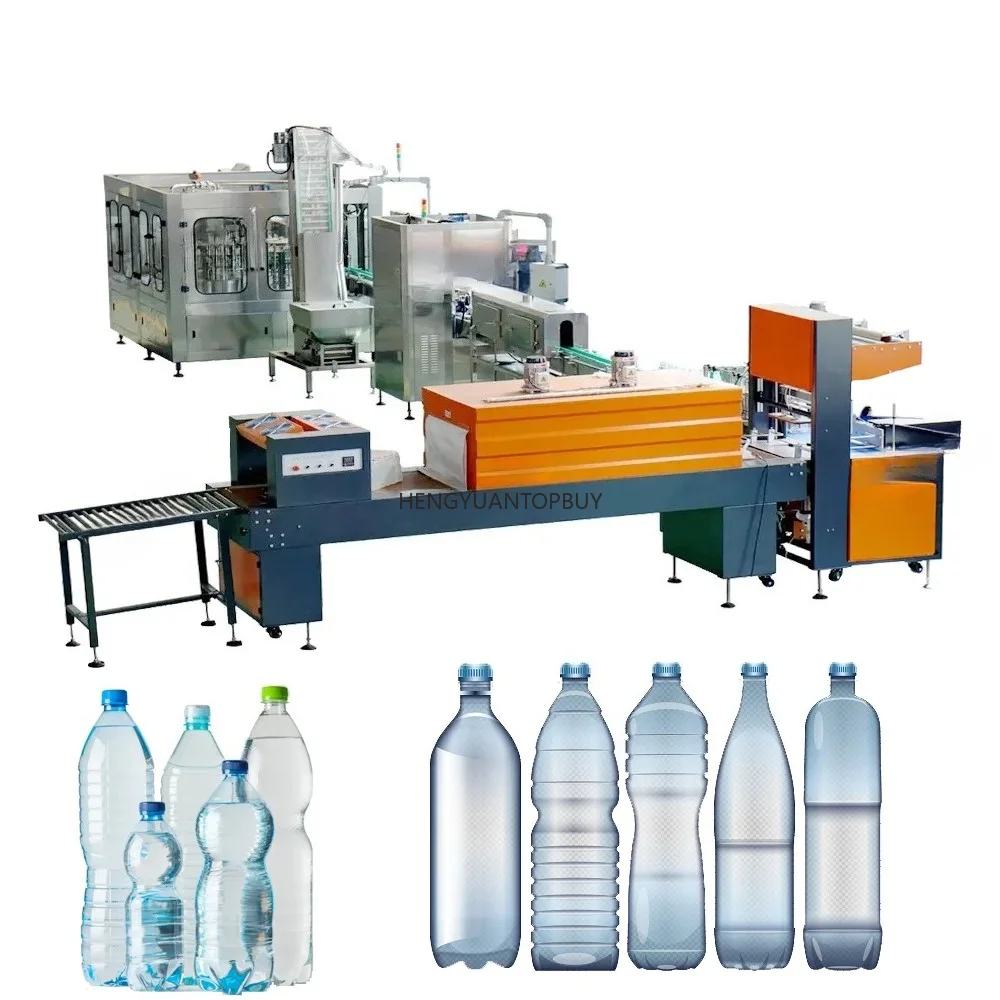 Pure Water Rotary Automatic Water Bottle Machine Filling Automatic And Capping Machine Cassatt Water