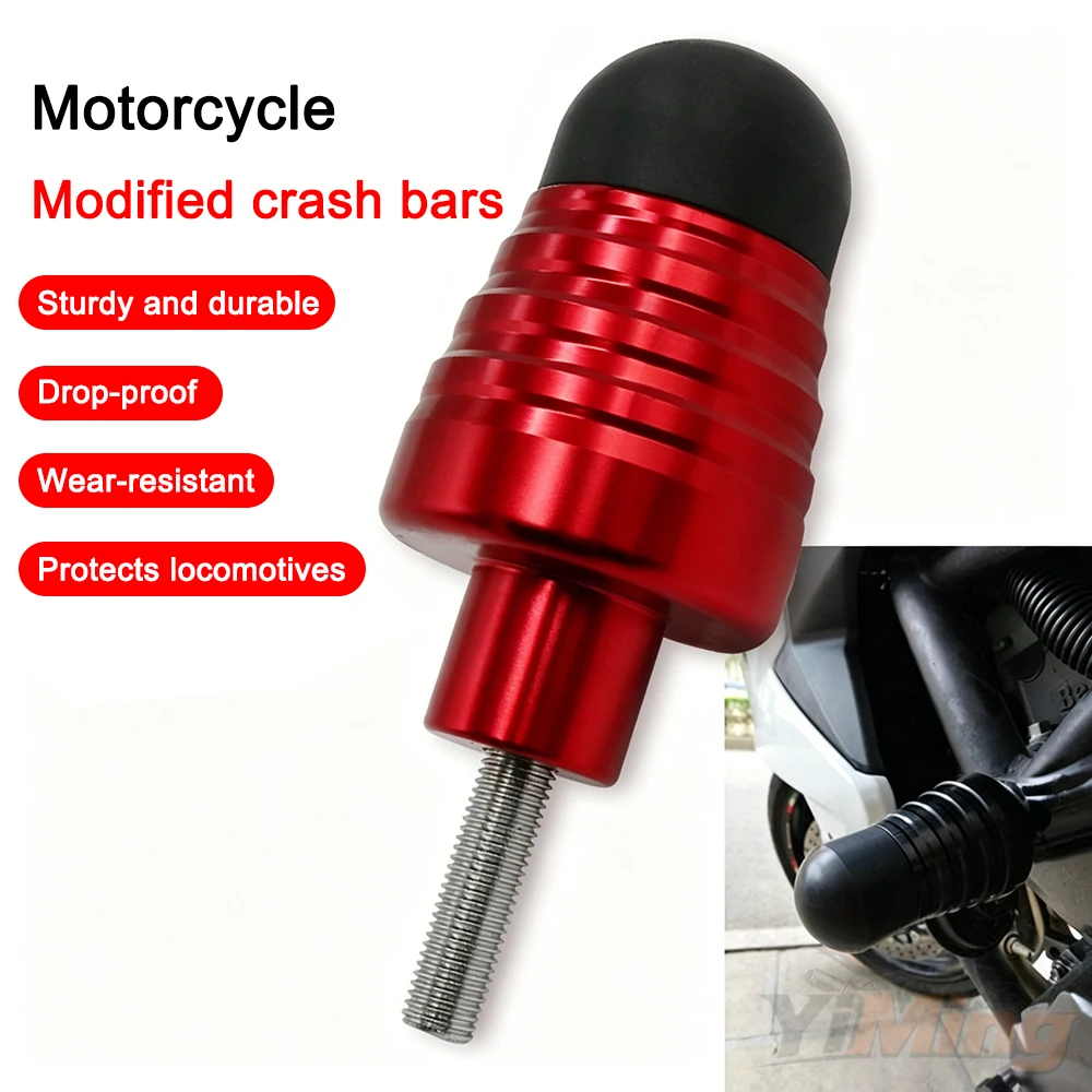 1PAIR 10mm Motorcycle Anti Falling Rod Scooter Motorbike Aluminum Engine Shatter Crash Frame Slider Protector Stick Crash Bar