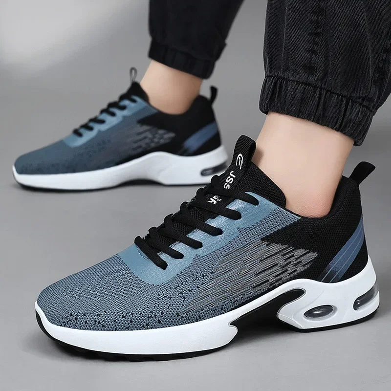 Men\'s Casual Sneakers Man High Quality Fashion Athletic Sport Shoes Tennis Spring Autumn Soft Soled Woven Breathable Sneakers