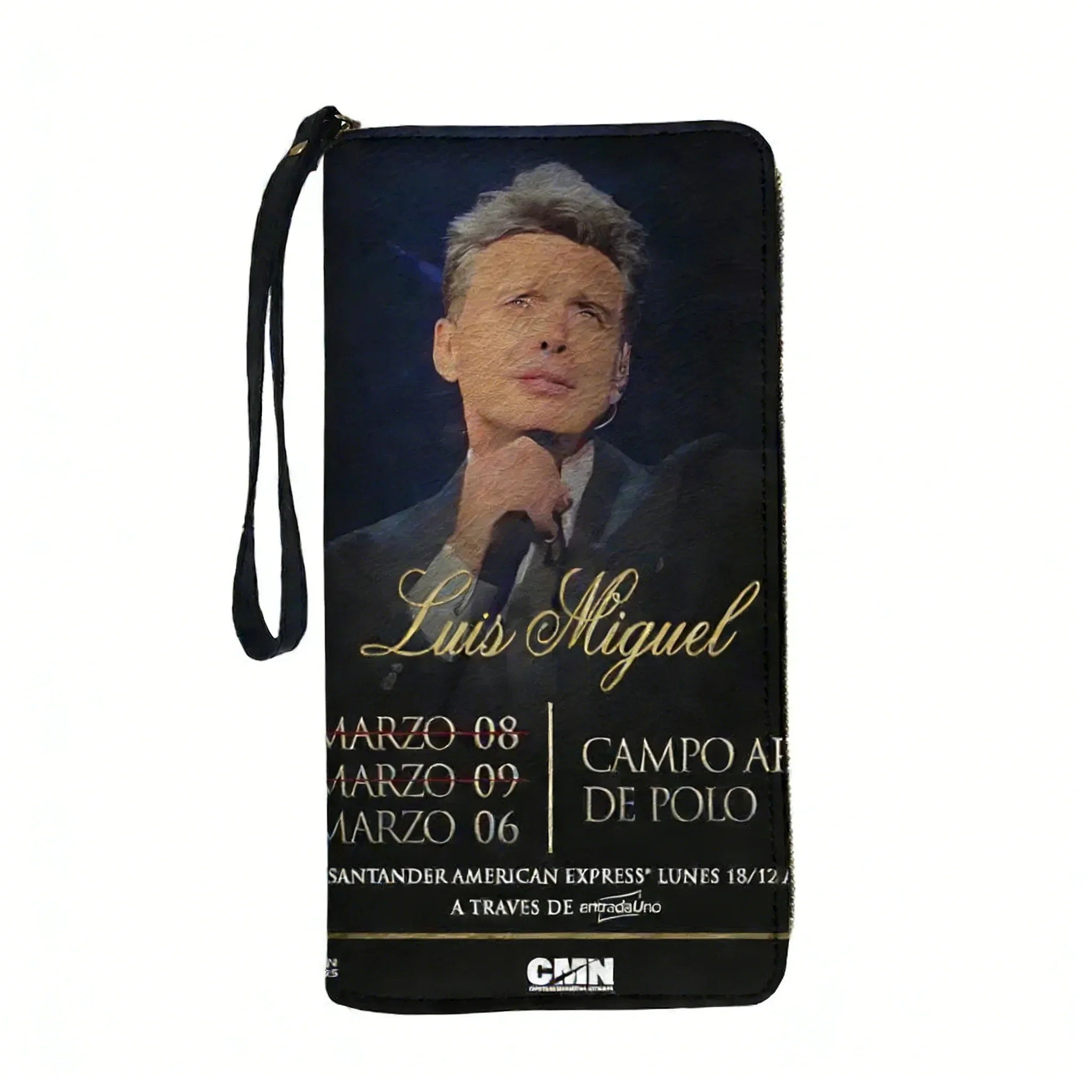 Luis Miguel Mexico Singer Custom Wallet Purse Mens Womens Teenagers Zipper Long Wallets Double Print  Portable Wallet Gift Bag