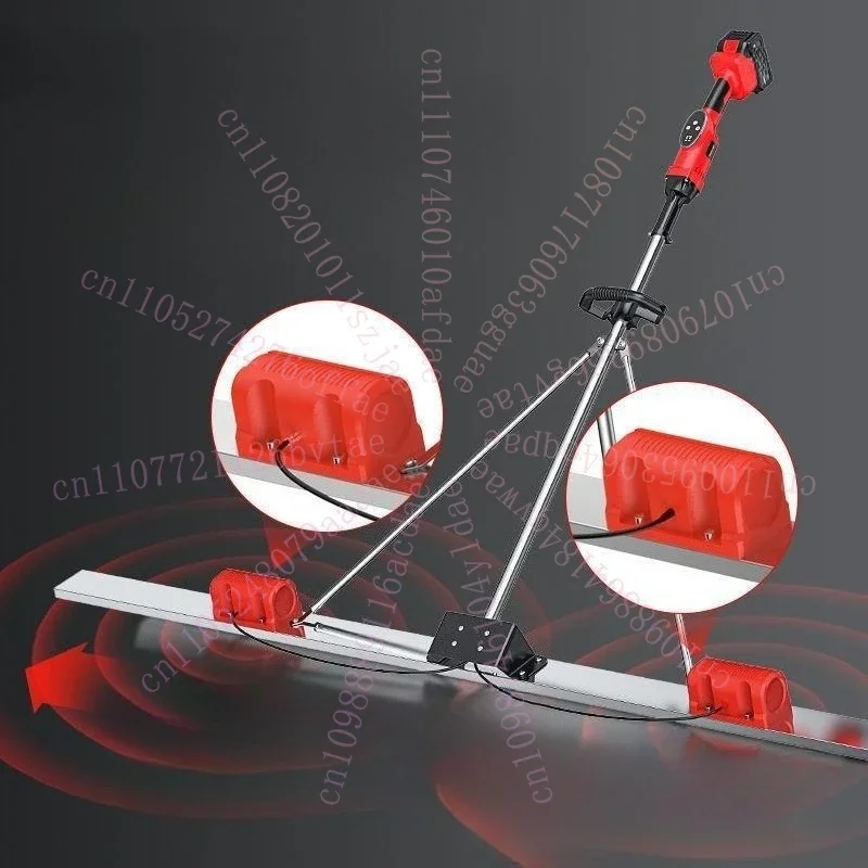 120cm Electric Concrete Polisher Vibrator Screed Leveling Machine with Battery