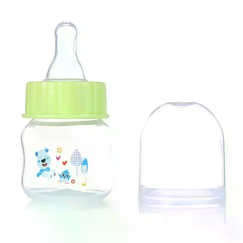 50ML Care Baby Newborn Mini Portable Feeding Nursing Bottle Bpa Free Safe Infant Nursing Nipple Feeder Fruit Juice Milk