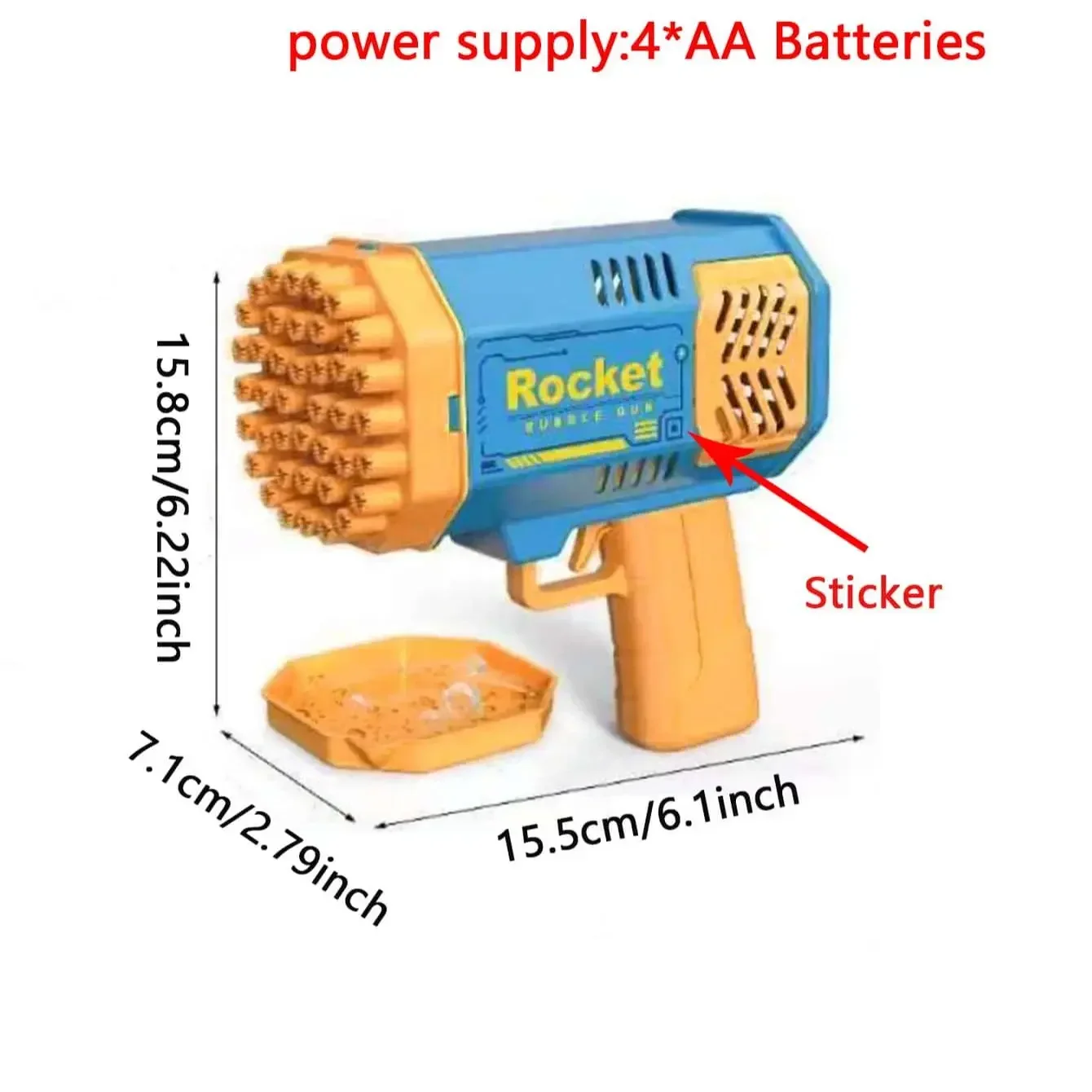 1 st kinderen 32/40 Gat Bubble Machine Bubble Gun Outdoor ouder-kind Bubble Blazen Speelgoed