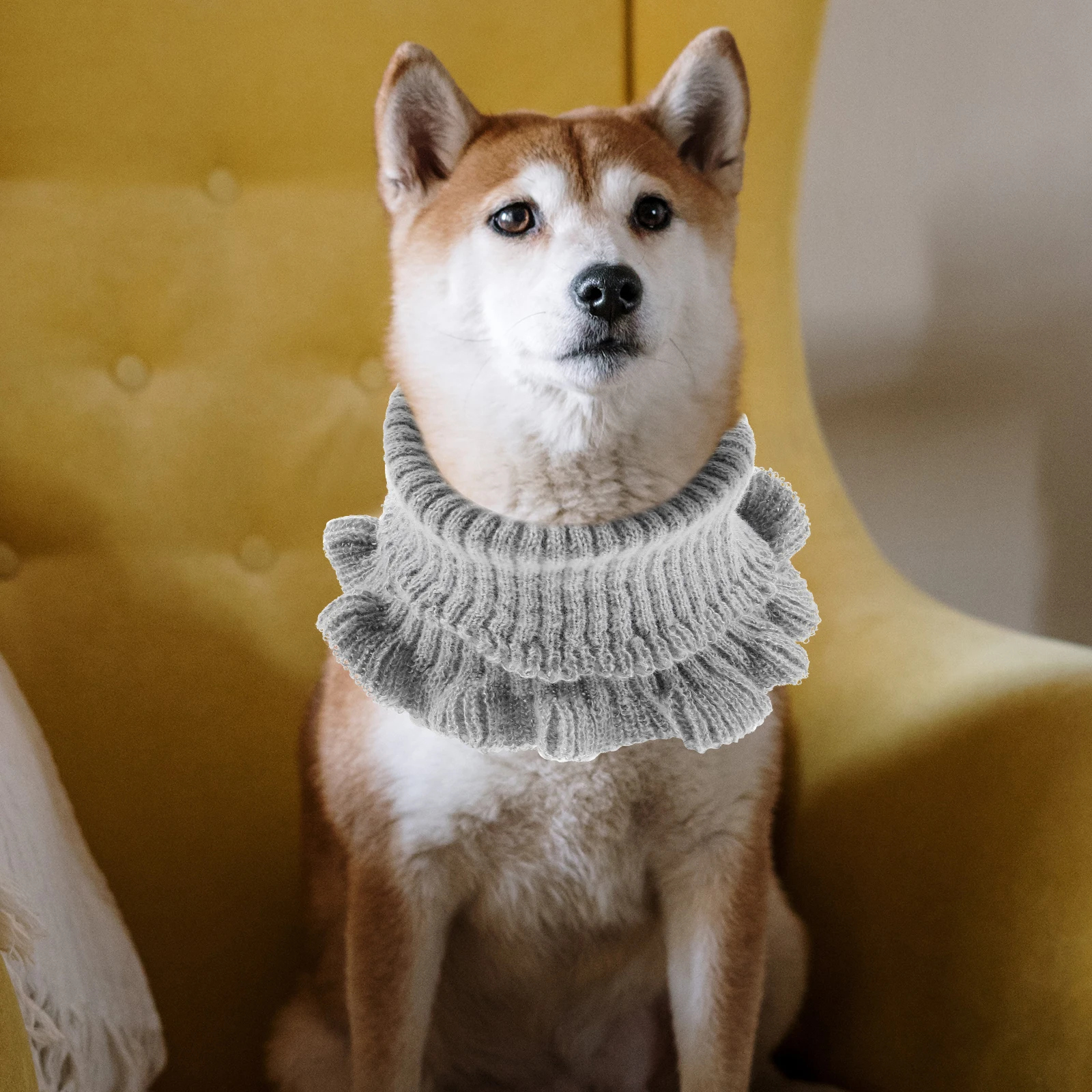 

Pet Scarf Soft Cotton Neck Warmer For Dogs Cats Holiday Party Photo Shoot Decorative Comfortable Pet Supply Accessory