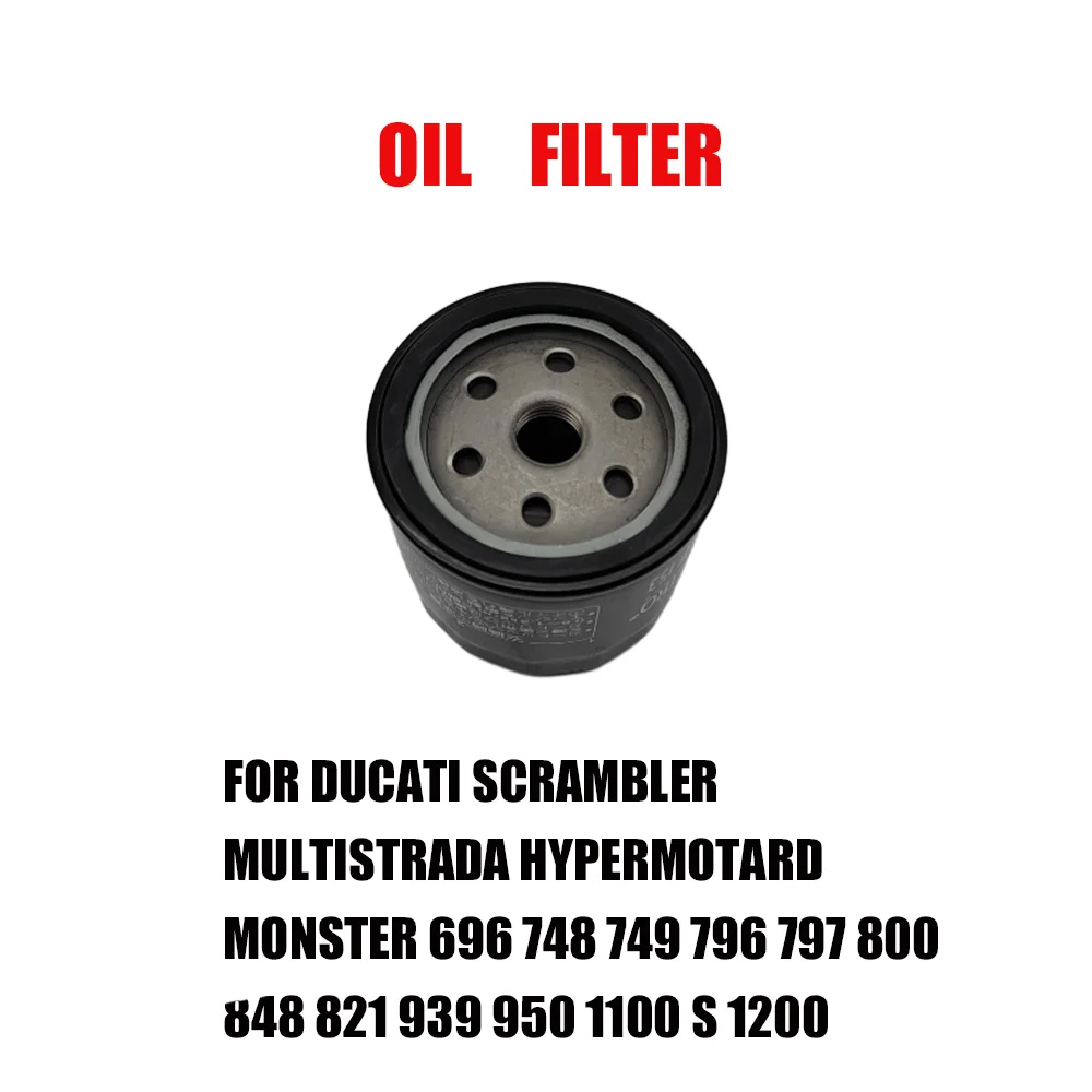 Filtro de aceite para motocicleta DUCATI Scrambler Multistrada Hypermotard Monster 696 748 749 796 797 800 848 821 939 950 1100 S 1200