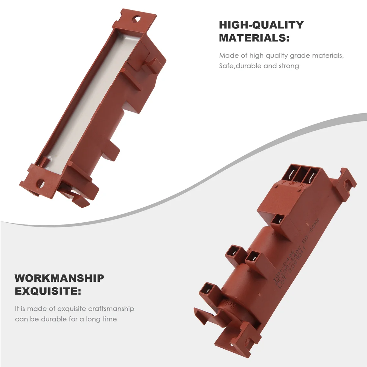 AT77 220-240V Газовая плита Импульсный воспламенитель переменного тока с четырьмя клеммами Безопасный инструмент