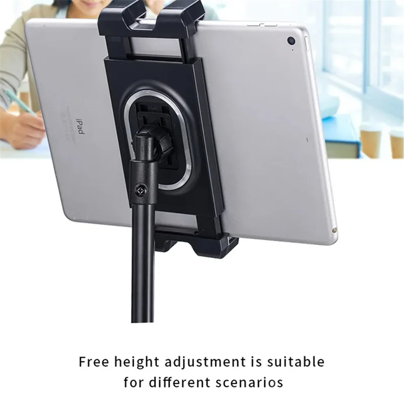 1.35M Adjustable Tablet Tripod Floor Stand Holder Live Mount Support for 4.7-14.5 inch for iPad Tablet Phone Kindle Lazy Bracket