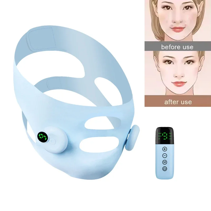 Smart Pulse Face Shaping Beauty Instrument EMS Mikrostrom Lifting V Gesichtsgerät Hautstraffung Anti-Falten-Gesichtsmassagegerät