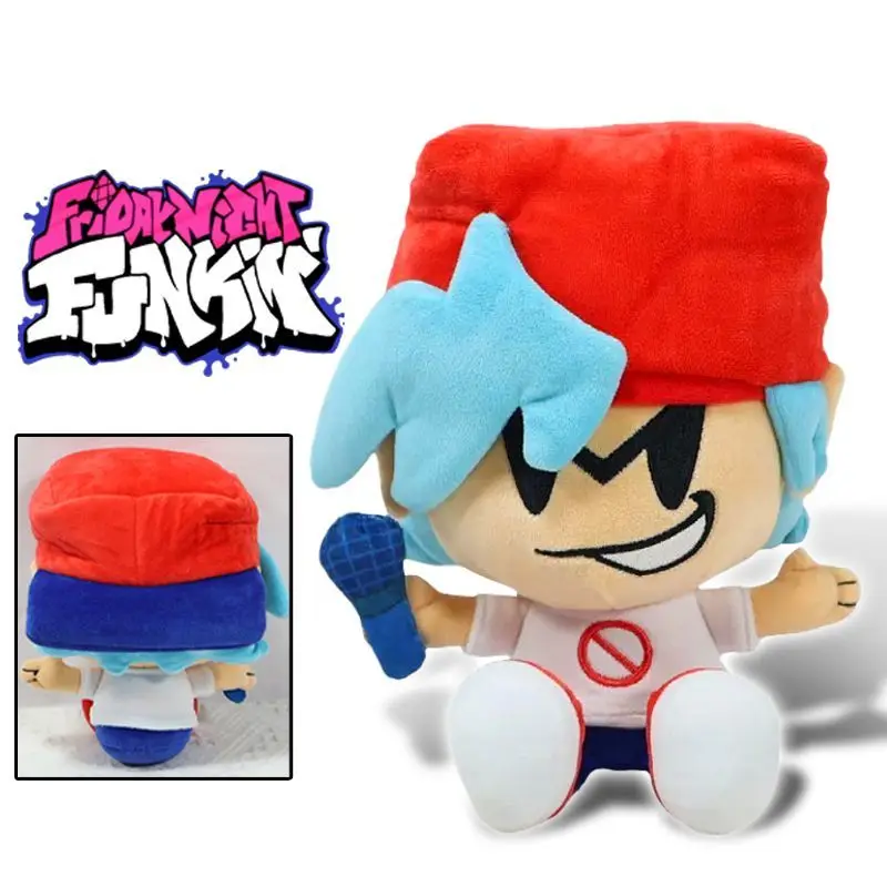 

20cm FNF Boyfriend Nene Pico Darnell Cute Dress-up Dolls Cartoon Stuffed Plush Doll Toys Children's Fans Adults Cotton Gift Toys