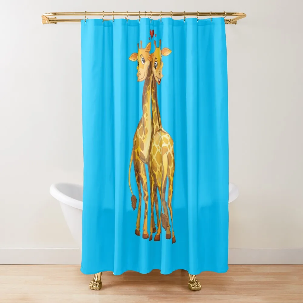 

Giraffe /Giraffa Love Shower Curtain Shower For Bathroom Shower For Bathrooms For Bathroom Curtain