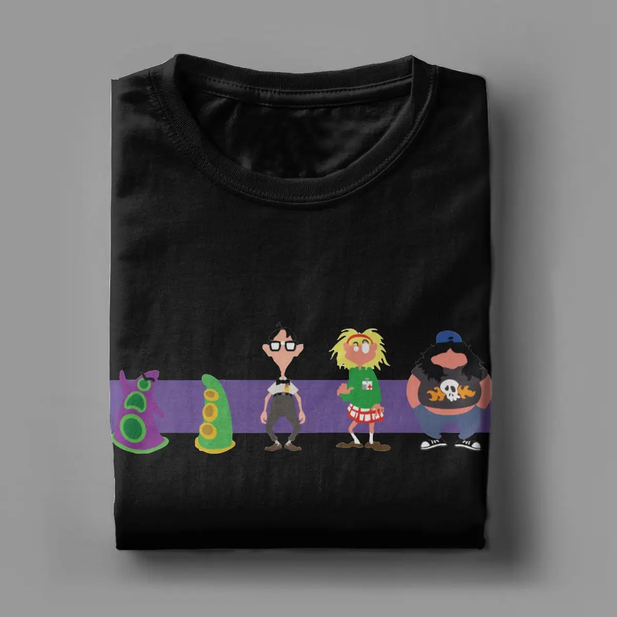 Day Of The Tentacle T Shirts Men Cotton Novelty T-Shirts O Neck Lucasarts 90s Tees Short Sleeve Clothes Gift Idea