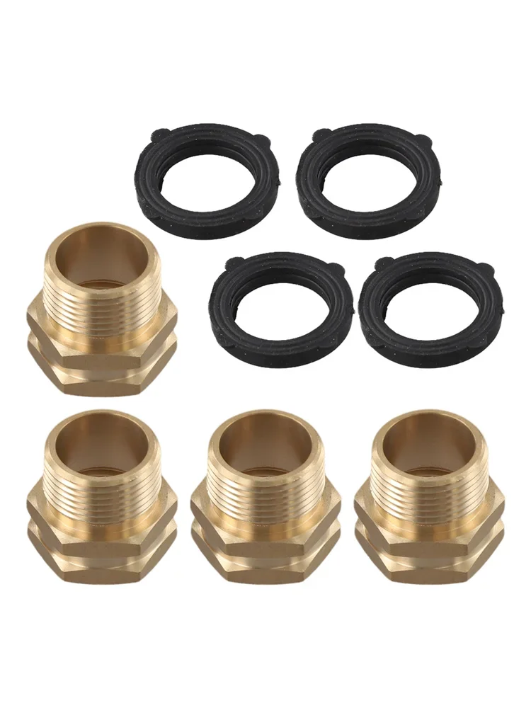 3 4 GHT To NPT Brass Garden Hose Adapter Multiple Applications Suitable For Garden Versatile Use 3 4 Inch Hose Connector