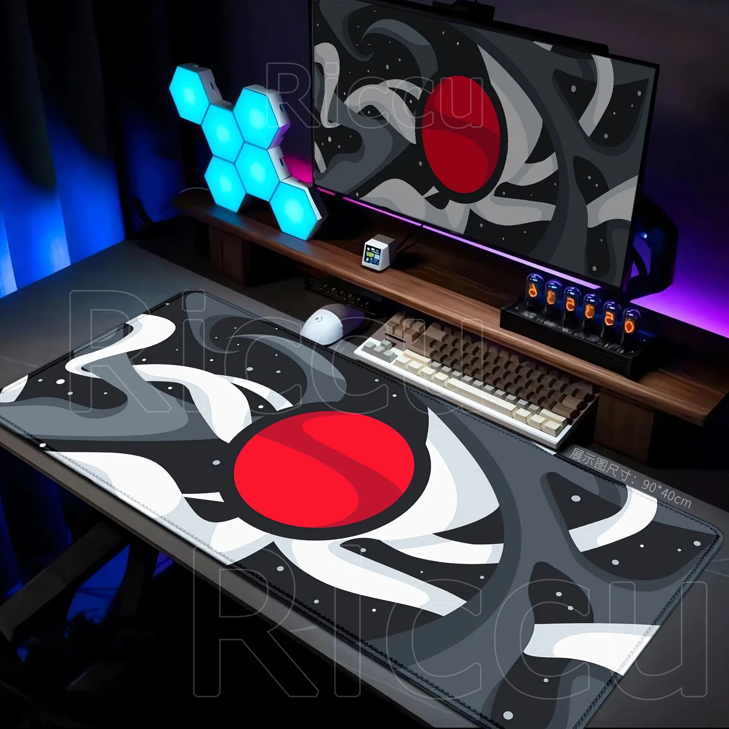 

Cool Gaming Mousepad XXL Large Keyboard The Table Speed Desk Mat Anime 900X400mm Mouse Mat Liquid Strata Art Mouse Pad Desk Mats