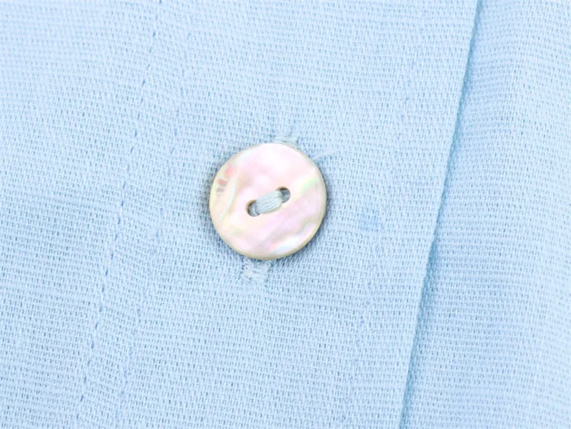 2025, dames nieuw shirt herfstmodel effen lange mouw gesplitste knop decoratie eenvoudige stijl shirt casual mode los