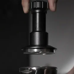 51/53/58.35mm Coffee Impact Tamper Powder Press Threaded Bottom Constant Pressure Rotating Espresso Tamping Hammer Coffee Tool