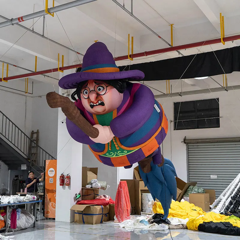 Custom Giant Cartoon Witch Ad Inflatable Personalized Giant Inflatable