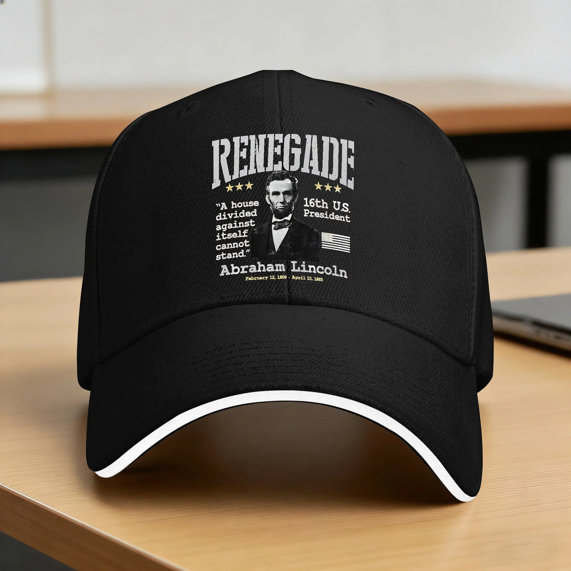 Абрахам Линкольн, 16-й президент США. Повседневная бейсболка Renegade, летняя, унисекс, для подростков, модная бейсболка.
