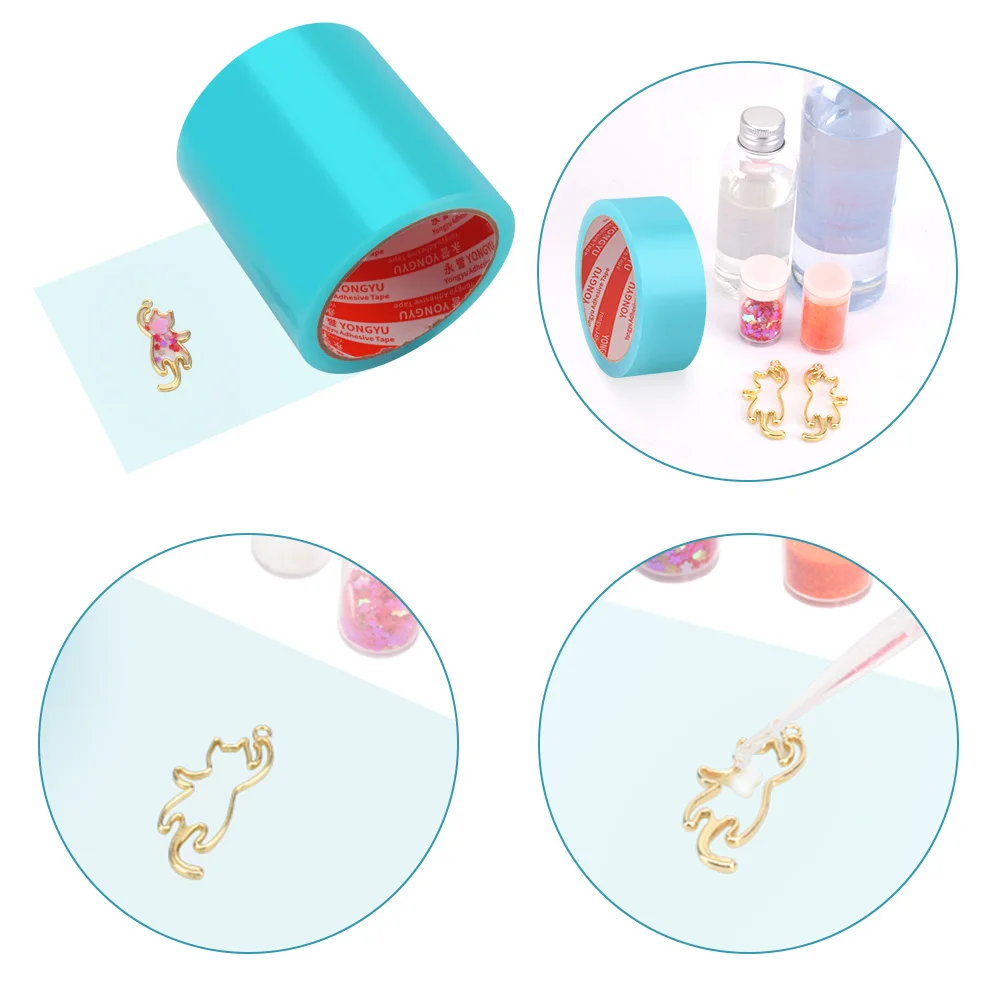 Nastro semitrasparente senza cuciture per telaio in metallo aperto cavo fai-da-te Impostazione stampo in resina epossidica UV Nastro in resina senza cuciture Creazione di gioielli