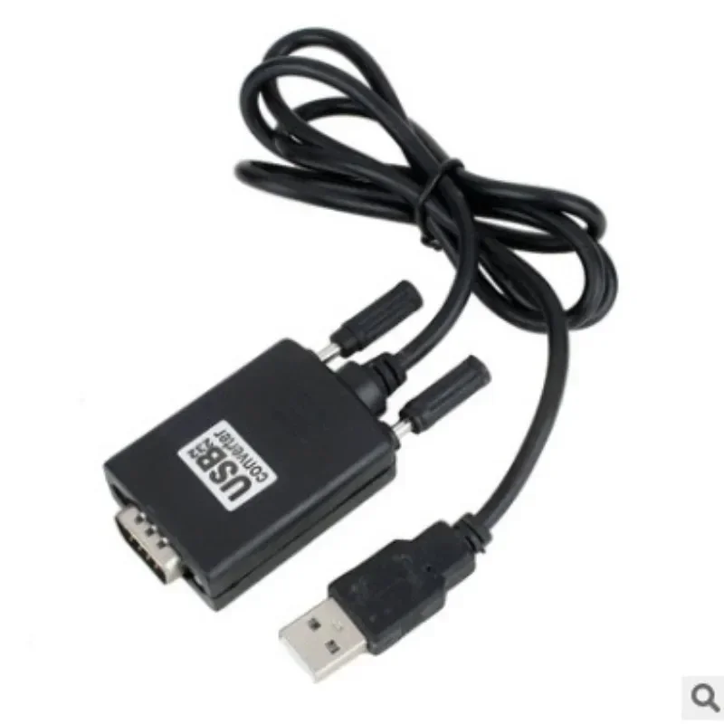 USB 2.0 To RS232 Serial DB9 9 Pin Male Converter Cable Black 0.8m 1 Port Adapter for Cisco Routers Switches Telescope