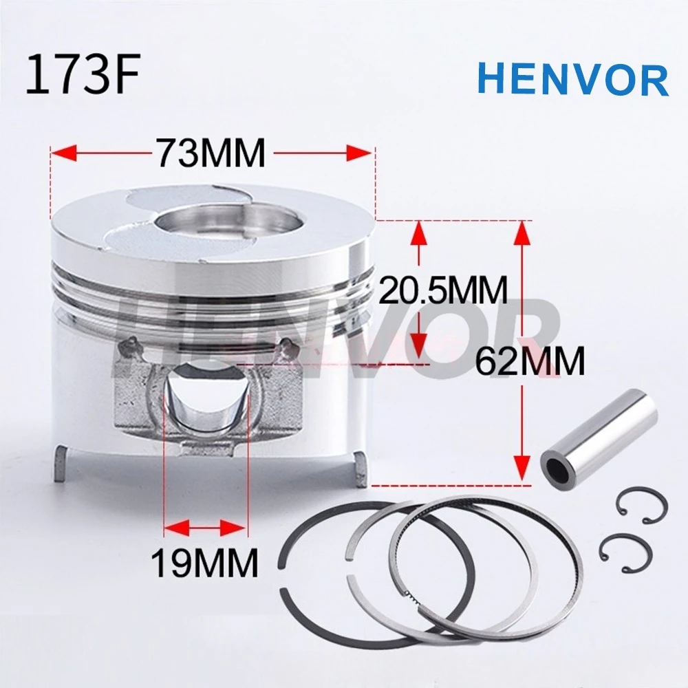 173F 178 180 182F 186F 188 190 192F 195F Engine Piston Assembly Machinery Replacement Part