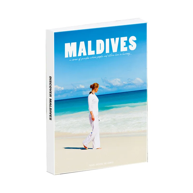 30 Sheets Maldives Landscape Postcards Fashion Gift Wish Greeting Card Message Invitations Card Can Be Mailed Boxed Cards Set