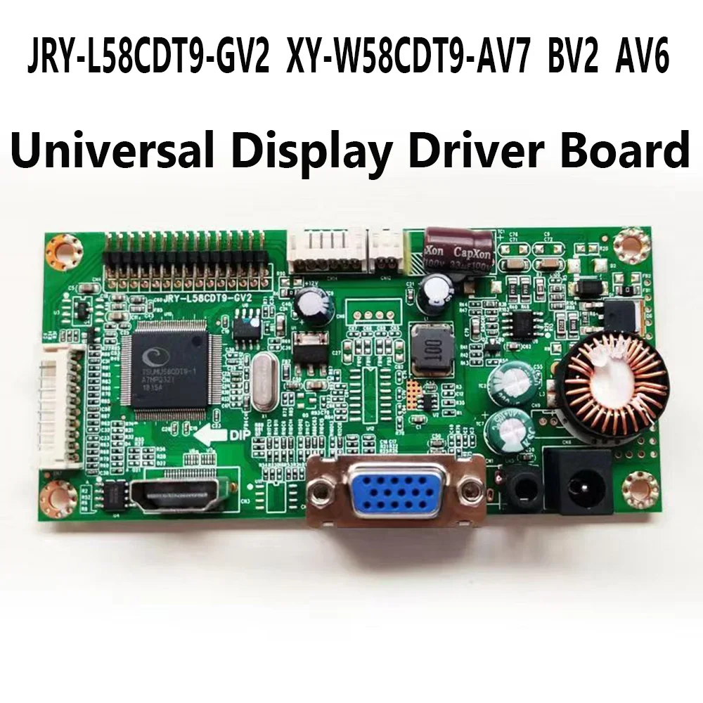 

Universal Display Driver Board JRY-L58CDT9-GV2 XY-W58CDT9-AV7 BV2 AV6