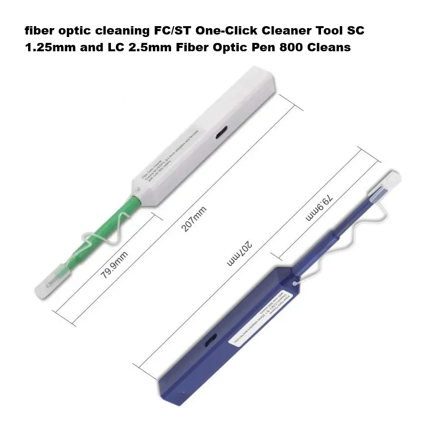 ferramenta-de-limpeza-de-fibra-Optica-fc-st-one-click-cleaner-caneta-de-fibra-Optica-sc-125mm-e-lc-25mm-800-limpezas