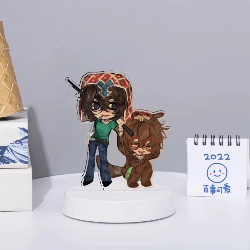 LookOut3D Anime Acrylic Action Figures Stand Modle Plate Keychain Potpc MCYT Desktop Decoration Accessory Friends Gift Toys
