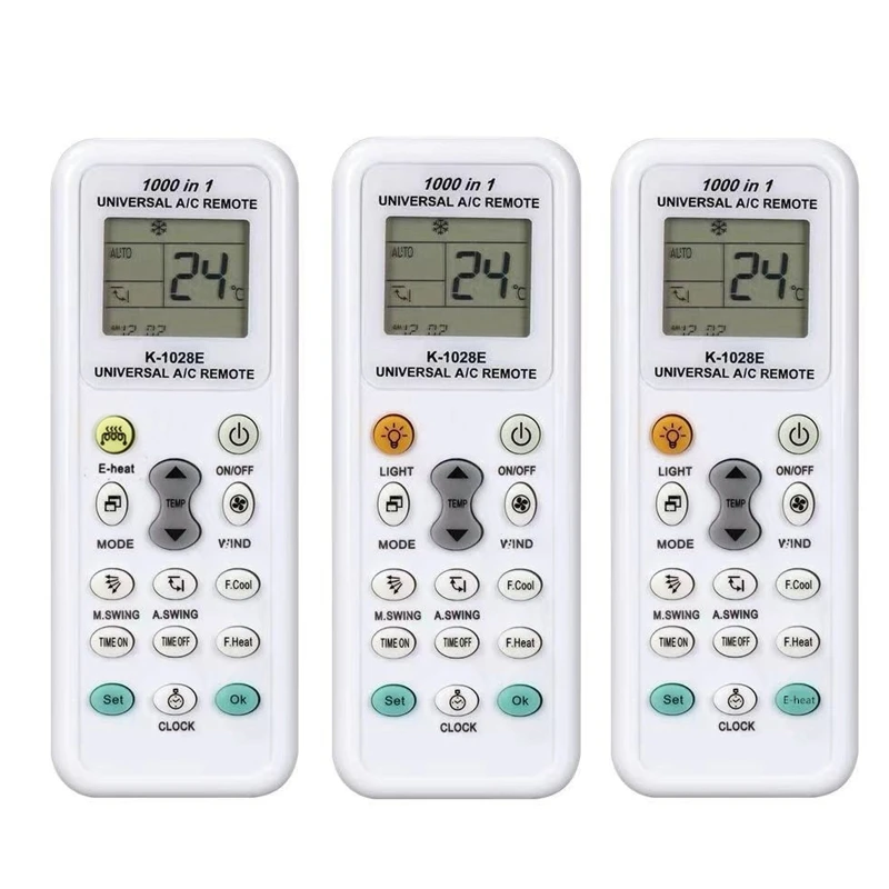 573A Universal K-1028E Low Power Consumption K-1028E Air Condition Remote LCD A/C Remote Control Controller