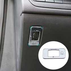ABS Car Lights Chrome Adjust Switch Sticker Headlight Adjust Switch Decoration Trim for Peugeot 208 2008 3008