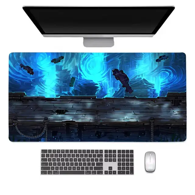 L-Library Of Ruina Mouse Pad Keyboard Desk Mats, Kawai Rubber, Non