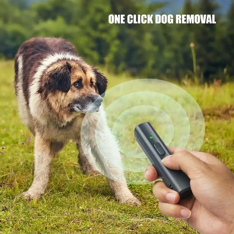 Dog Bark Stopper Portable Dog Training Tool 32 Feet Range Rechargeable Device For Indoor & Outdoor Dogs Stops Dog Bad Behavior 6