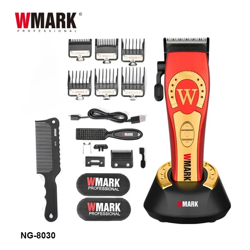 2024 WMARK NG-8030 HIGH SPEED HAIR CLIPPER , Electric Hair Cutting , DLC Powder Metallurgy SHARP BLADE