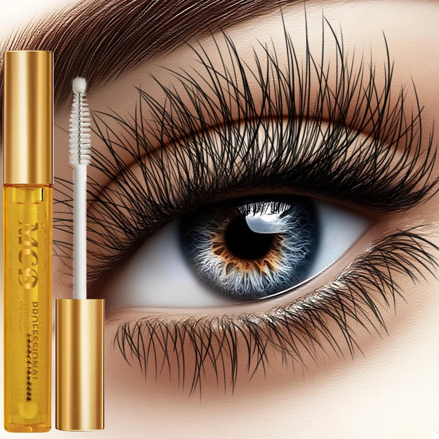 Transparentes, nährendes Wimpern- und Augenbrauenverstärker-Serum, natürliche Inhaltsstoffe für längere, würdige, dickere Wimpern-Make-up-Augengeschenke