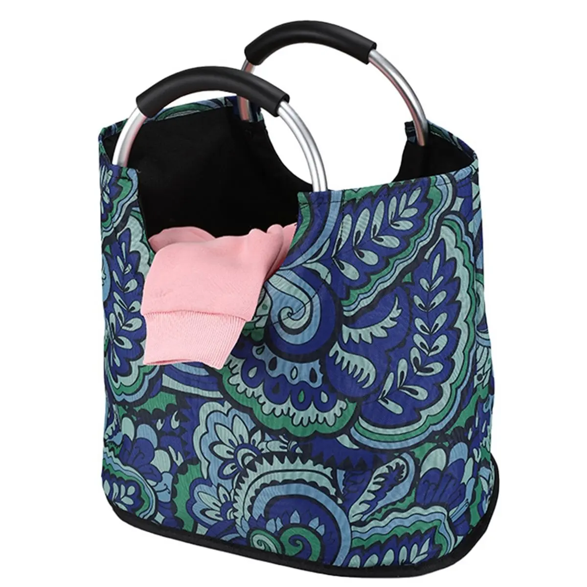 Utility Tote Bag, 45L Lightweights with Soft-Padded Hoop Handles,Stand-Up Reusable Grocery Tote for Shopping, Picnic,Dog