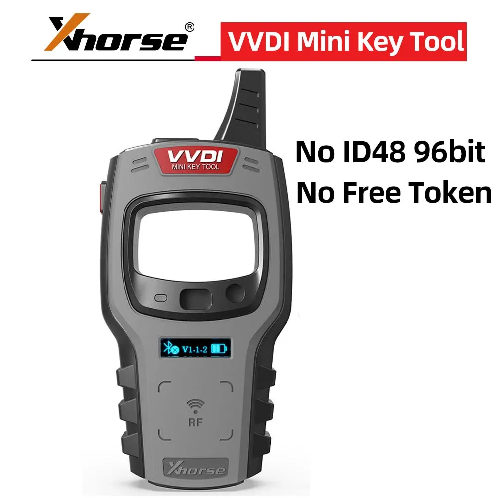 Xhorse VVDI Mini Key Tool Global Version OBD2 Remote Tester Multi-Language No ID48 96bit No Free Token