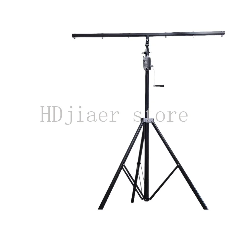 حامل يد سميك لإضاءة المسرح بطبقة واحدة مع مصباح فوتوفلوود بذراع أفقي #2