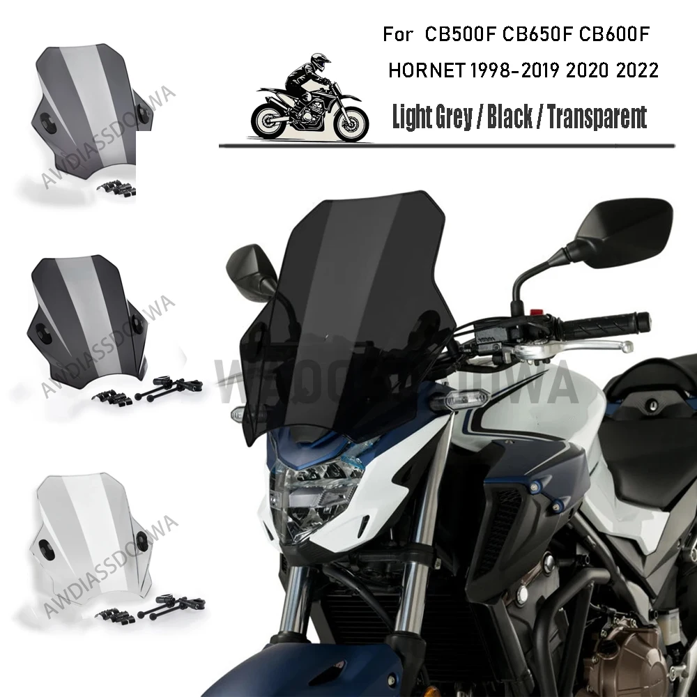 

CB600F HORNET Motorcycle Adjustable Wind Screen Windshield For CB600F HORNET 1998 - 2015