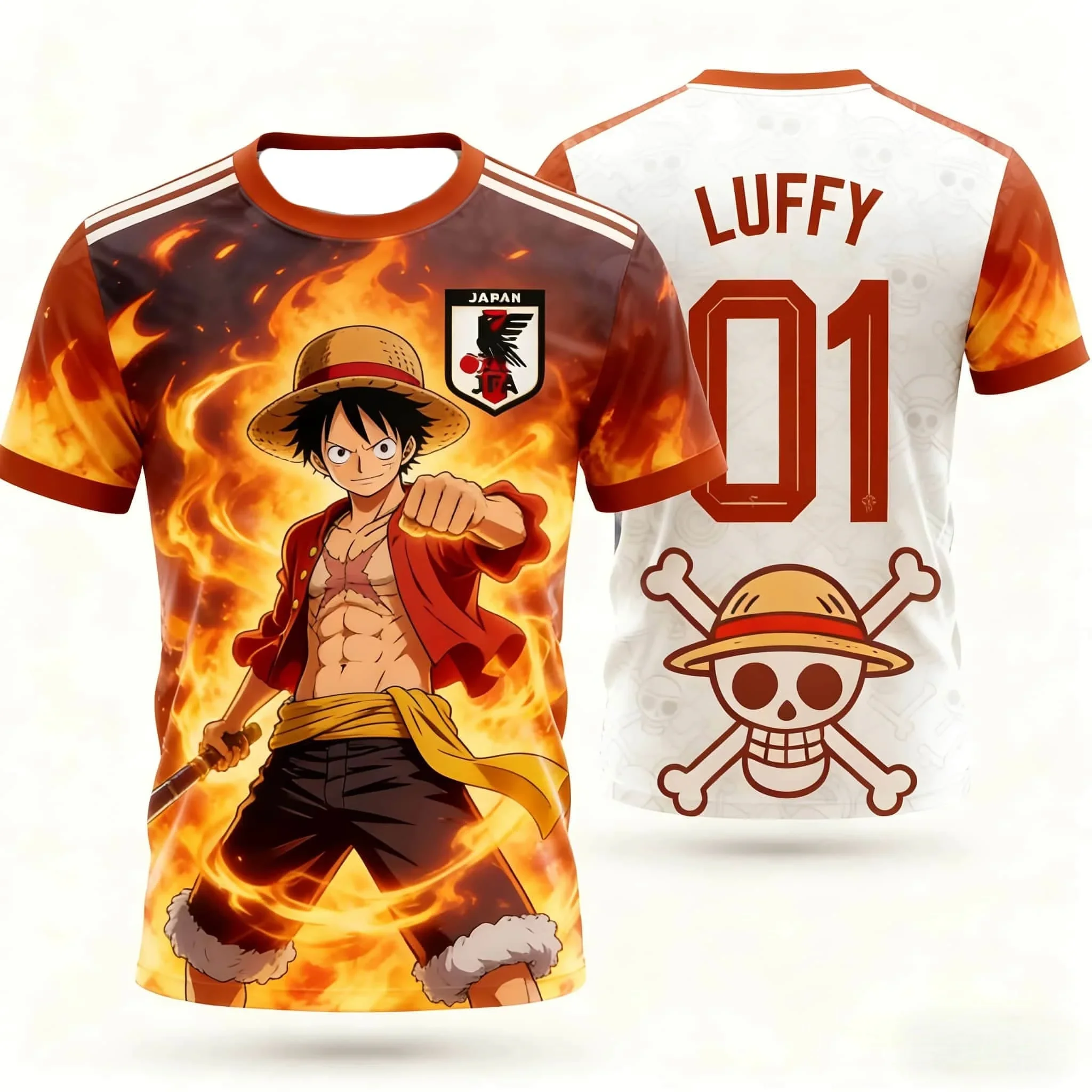 Herrenmode One Piece T-Shirt Buggy Classic Print Jungenkleidung Mädchen Kurzarm Herren Jersey Leichte Oberteile