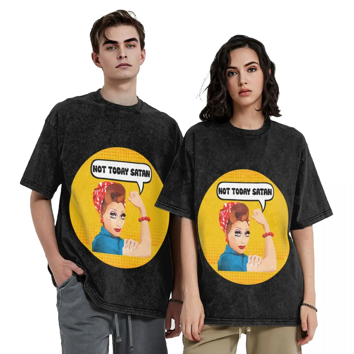 

Bianca del Rio Not Today Satan T-Shirt sublime croswit shirt man vintage t shirts mens fashion