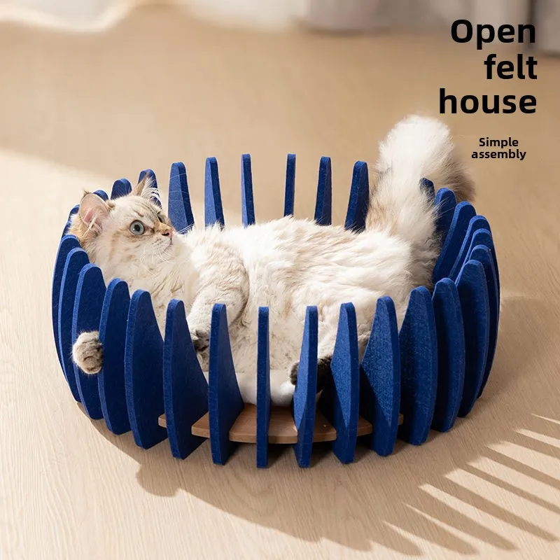 Cat Bed All-season Splice Socket Capsule Cat Products Cat House Pet Bed Splice Socket Capsule Cattery Nest Mat Pet Products