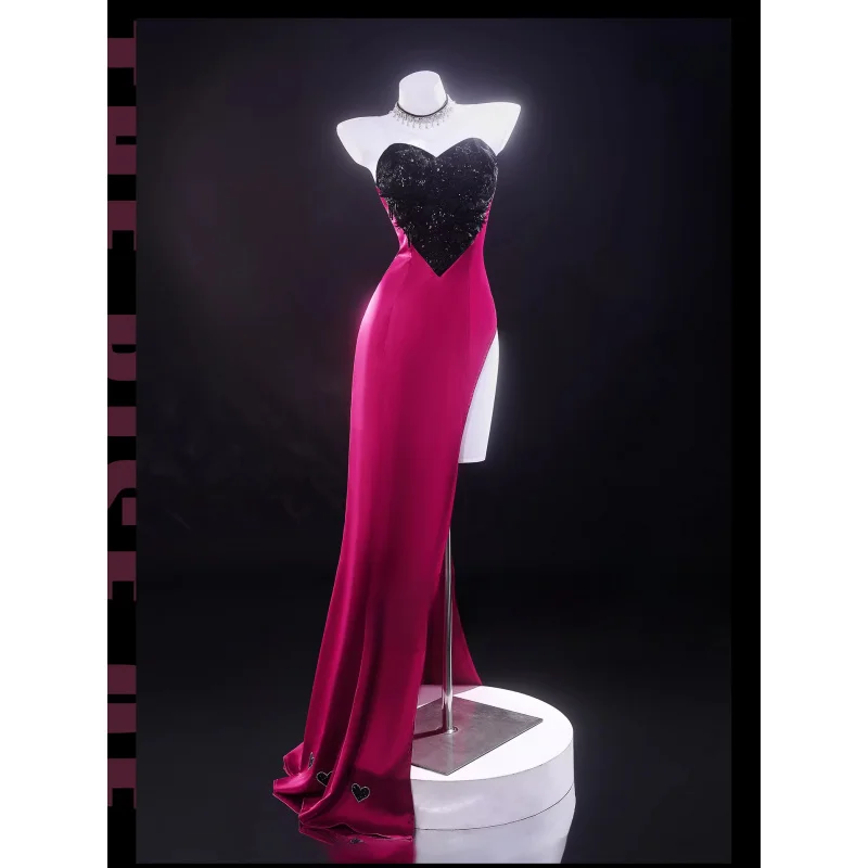 

New Angel Dust Cosplay Costume Sexy Gorgeous Evening Dress Uniform Hallowen Carnival Cos Anime Party PlayRole Women Clothes